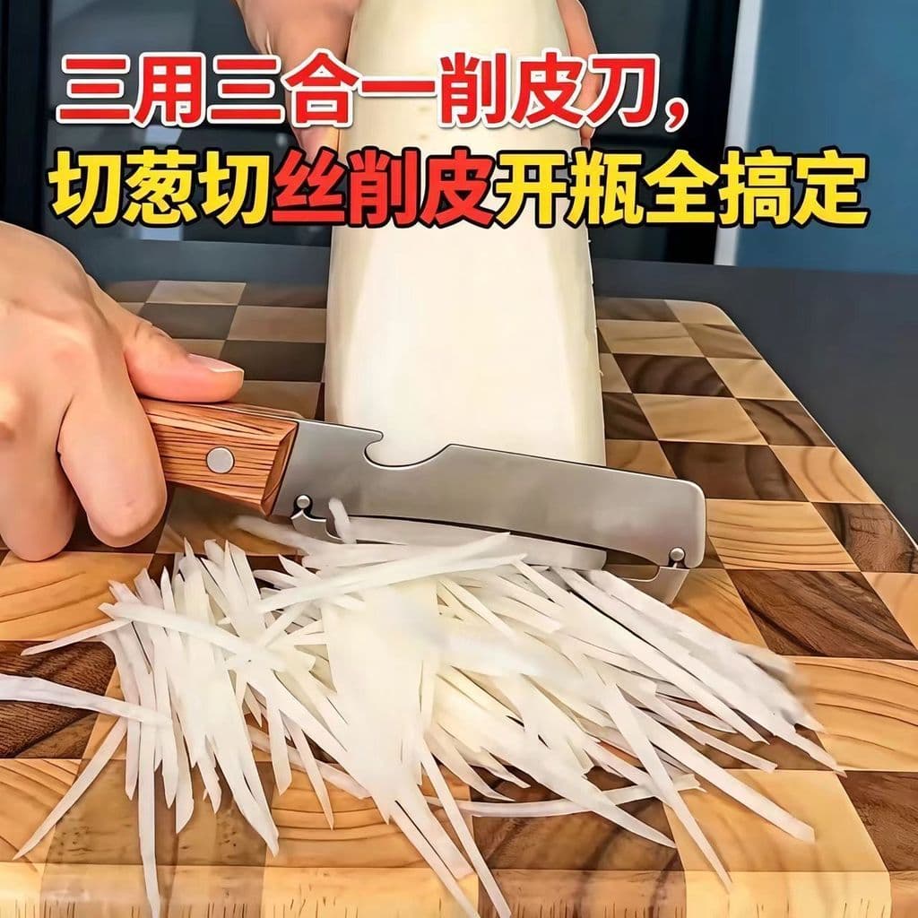Faca Multifuncional para Descascar para Uso na Cozinha, Ferramenta Especial para Descascar Batatas, Frutas, Vegetais, Es