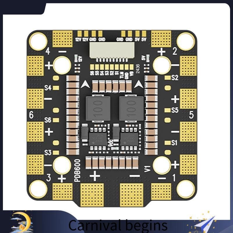 [eileenj3] Placa De Distribuição PDB600A 8S Galvanômetro Drone Amperímetro