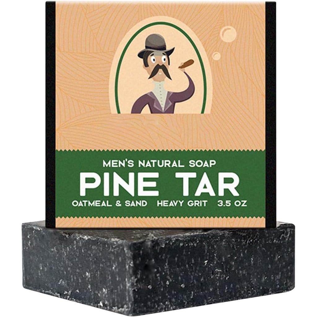 Barra de Sabonete Corporal de 100g para Homens, Sabonete Natural para Homens, Sabonete de Alcatrão de Pinheiro para Home