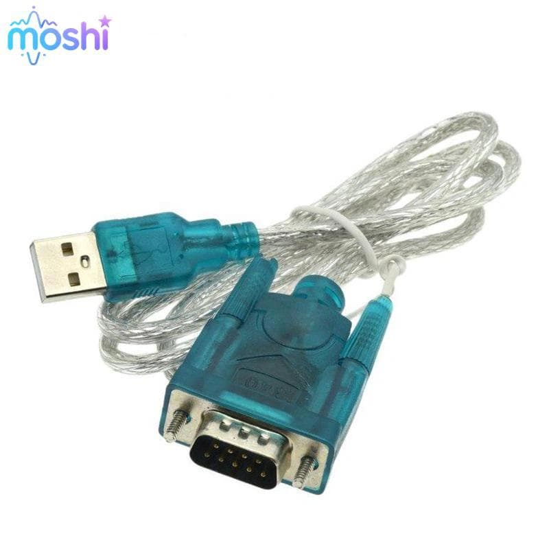 MOSHI HL-340 USB Para RS232 DB9 9 Pinos COM Porta Serial Adaptador Conversor De Alto Desempenho Suporte Windows 7 64 Bit