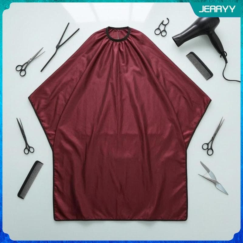 [Wishshopeljj] Capa Para Salão De Cabeleireiro Avental De Corte De Cabelo De Tamanho Grande Pano De Estilo Com Cobertura