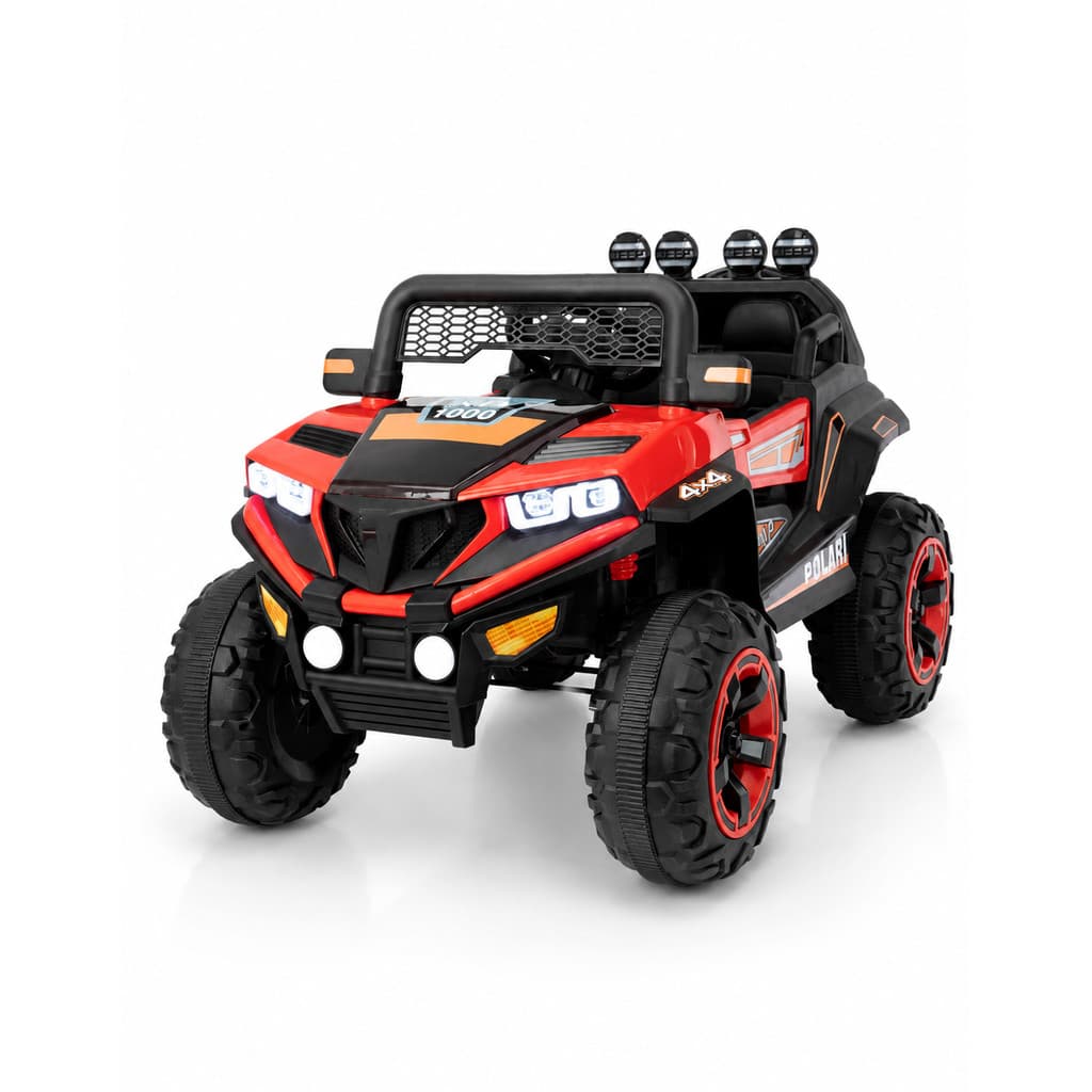 Carro Elétrico Infantil UTV 12V Vermelho Off Road Brinquedo com Controle Remoto