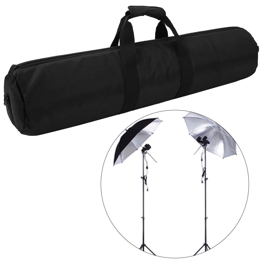 aemomo-BR Bolsa de transporte monopé portátil espessada, guarda-chuva, suporte de luz, trilho deslizante, capa de