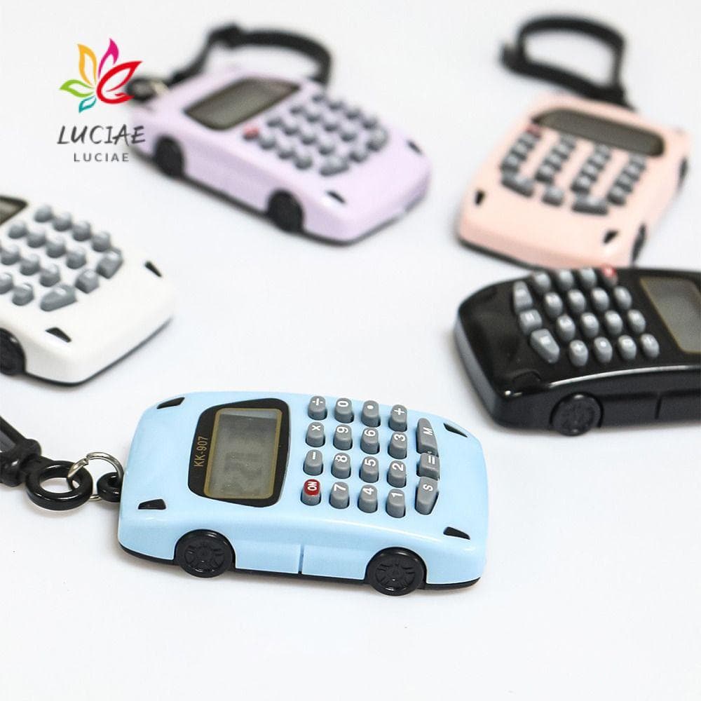 Calculadora Eletrônica LUCIAE , Calculadoras Multifuncionais De Bolso Com Display De 8 Dígitos , Mini Chaveiro Leve