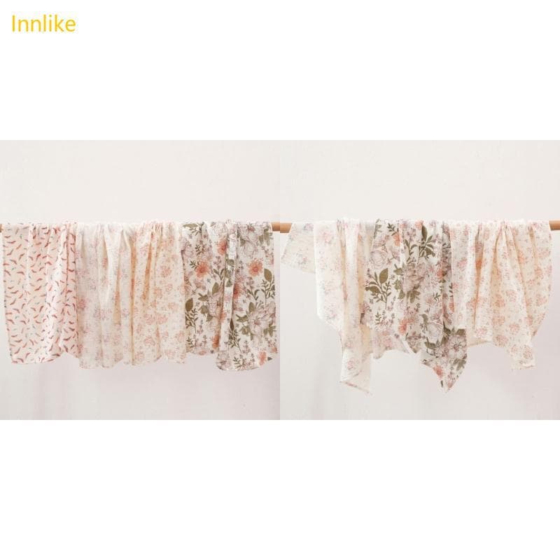 Innlike Bebê Adorável Swaddles Cobertor Macio Respirável Envoltório