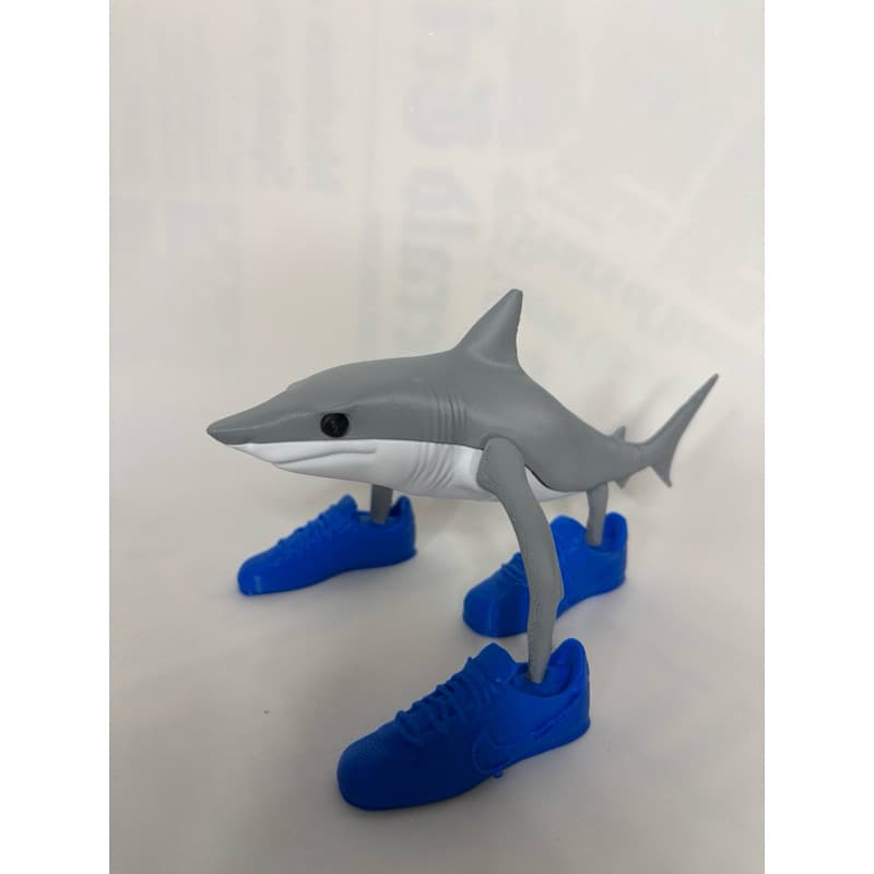 Tralalero Tralala Brainrot - impressão 3D - Articulado