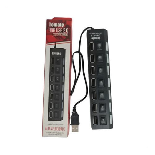 HUB USB TOMATE USB 2.0 7 PORTAS MST-004