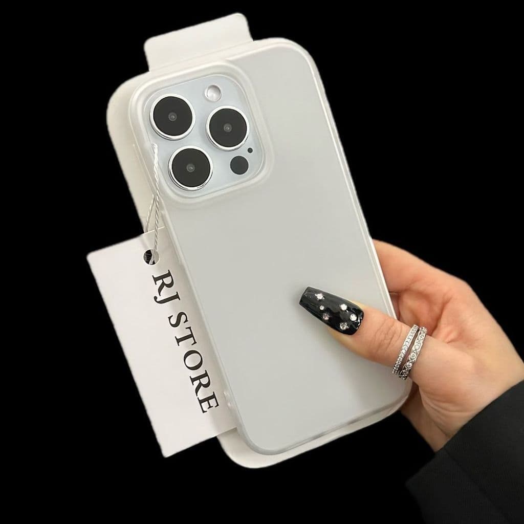 Mínimo Fosco Claro Macio TPU Anti Deslizamento Resistente A Riscos Capa Protetora Do Telefone Caber iPhone 11 12 13 14 1