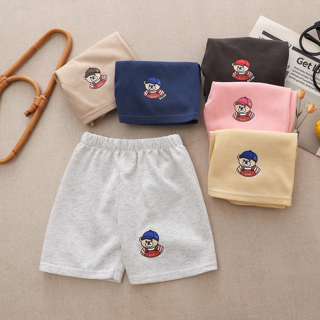 Shorts esportivos finos de verão para crianças de 0 a 10 anos