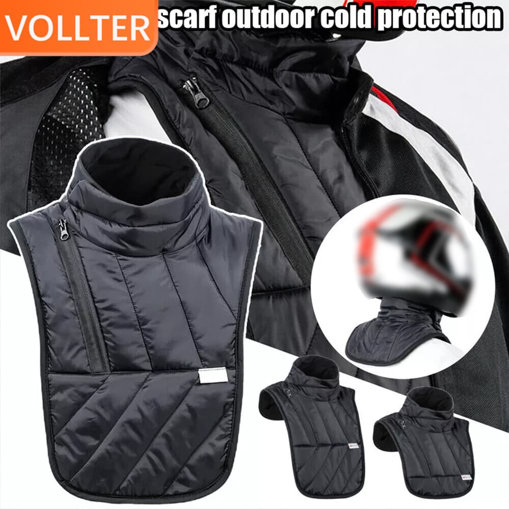 Lenço De Pescoço Com Zíper Confiável Para Bicicleta De Equipamento De Motocicleta De Ciclismo