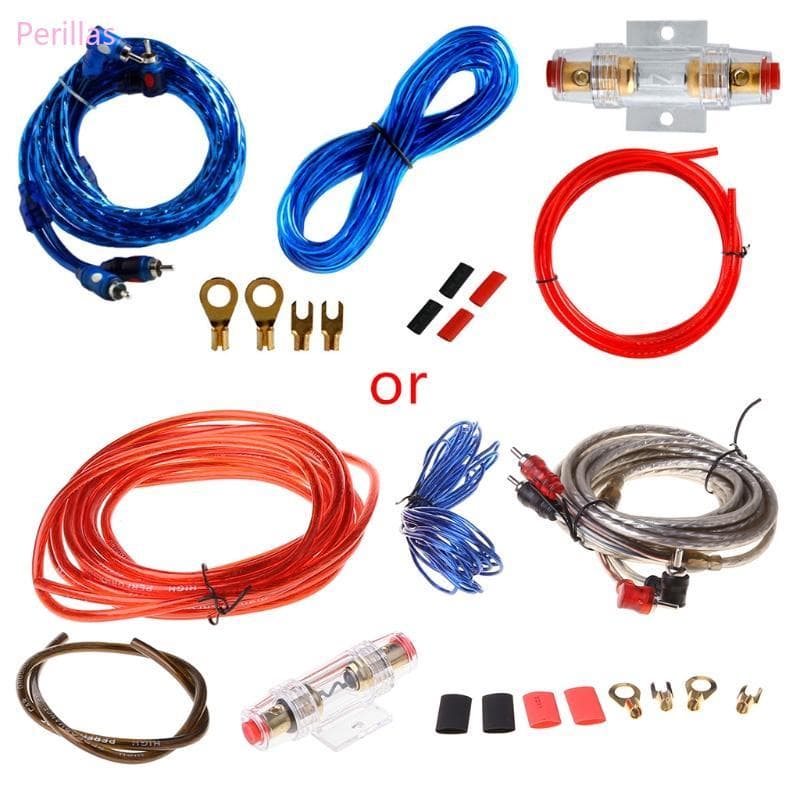 Suporte Perillas 1500W8GA Subwoofer Para Carro Amplificador Câblage Kit Fusíveis Conjunto Cabos Fil
