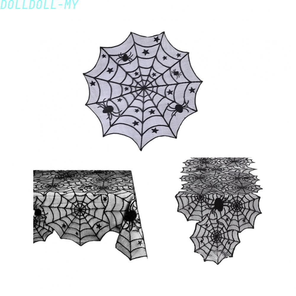 Conjunto De Toalha De Mesa De Halloween Kit De Decoração Completo Layout De Correspondência Flexível