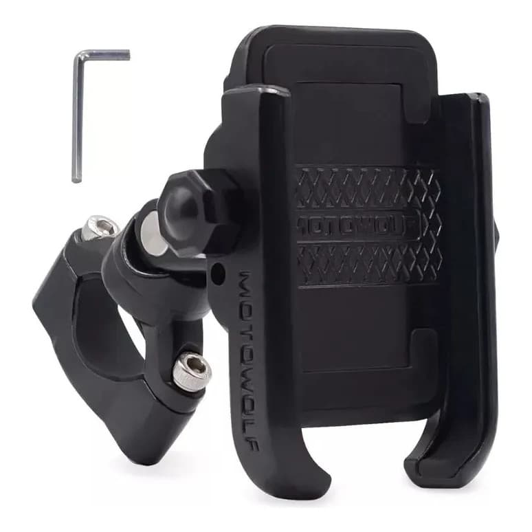 Suporte De Celular Para Moto Alumínio Motowolf - Guidão