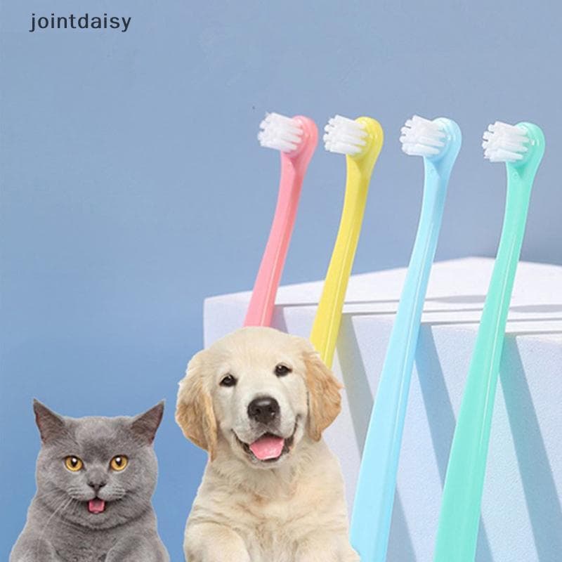 Jointdaisy Escova De Dentes Para Cães , Cabeça Pequena Limpeza De Ferramentas De Boca Animais De Estimação Gatos , Produ