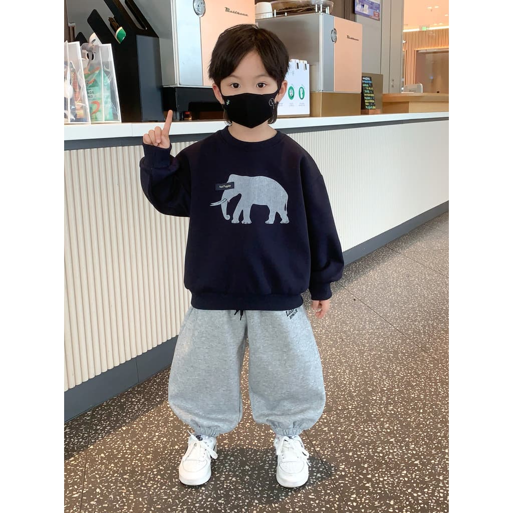 Meninos outono terno 2026 novo estilo bebê roupas de outono moda bonito crianças moletom Casual terno de duas peças na m