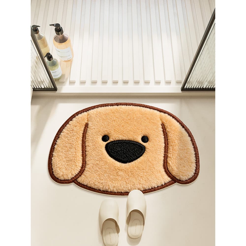 Tapete de chão de banheiro de lama diatomácea macia, tapete absorvente para porta de banheiro, banheiro, antiderrapante