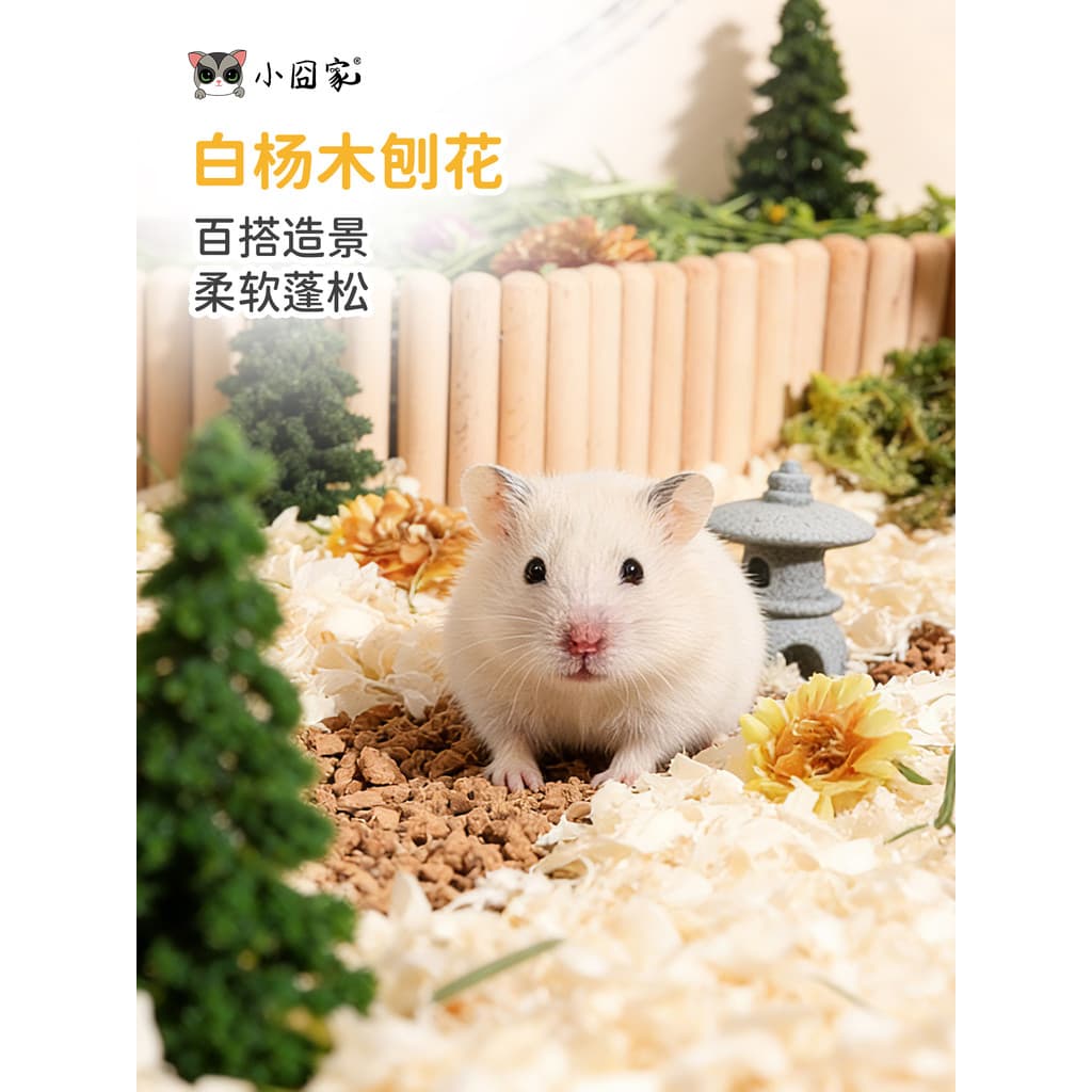 Chip rato serragem Hamster dedicado choupo chip de madeira raspada maca inverno ouriço cobaia paisagismo suprimentos