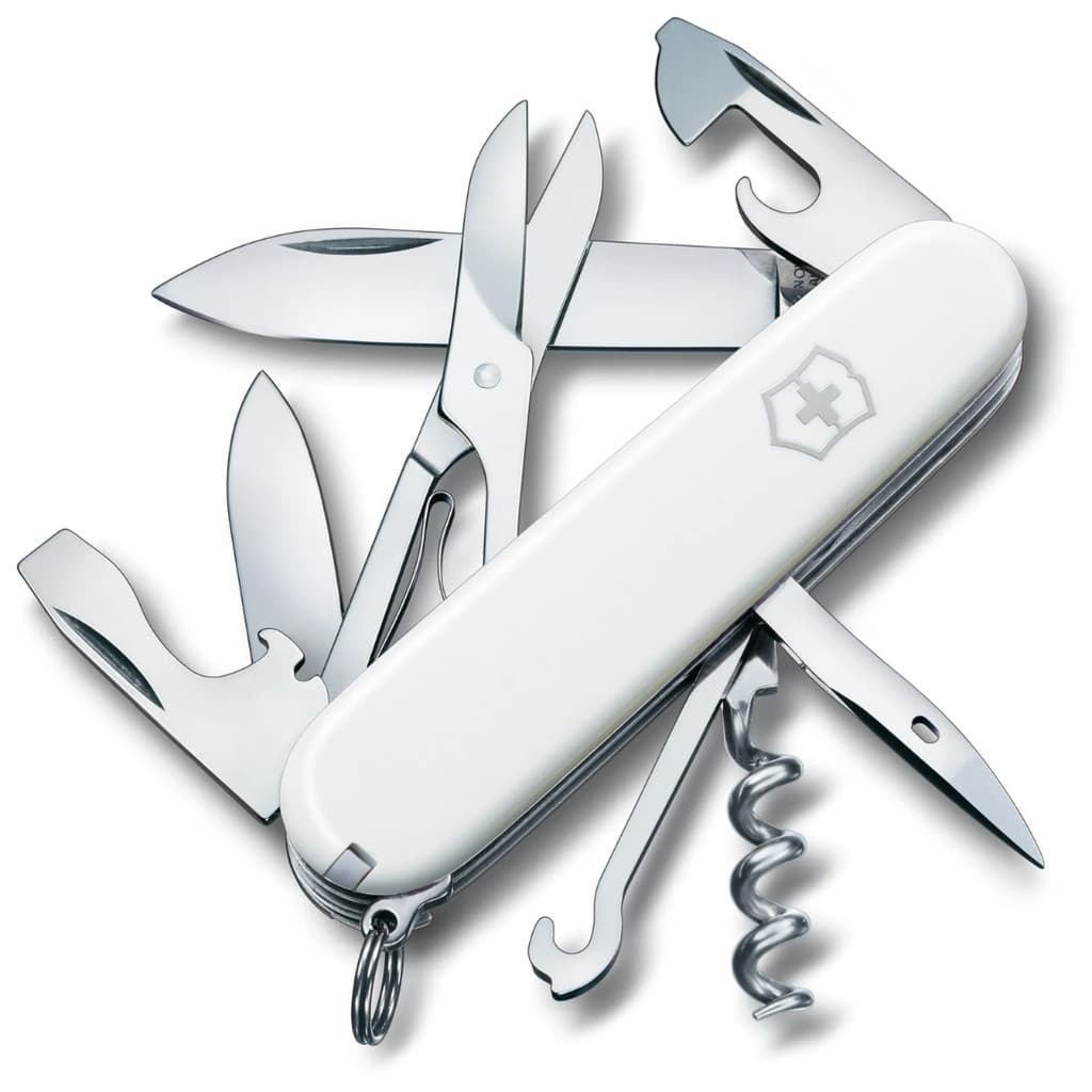 Canivete Victorinox Climber Branco 14 Funções Original Suíço 91mm