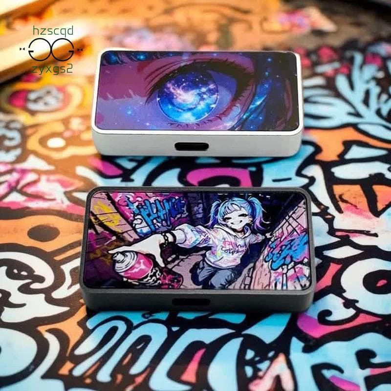 Hub USB Para Jogos Gaming TypeC-Linha De Dados 8K Alimentação Separada Com Tela Trendy Black OA
