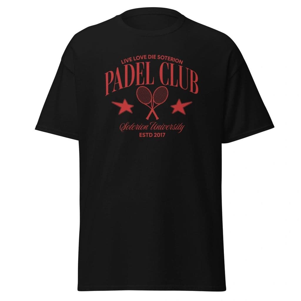 Camiseta Masculina 100% algodão com estampa Padel Club University