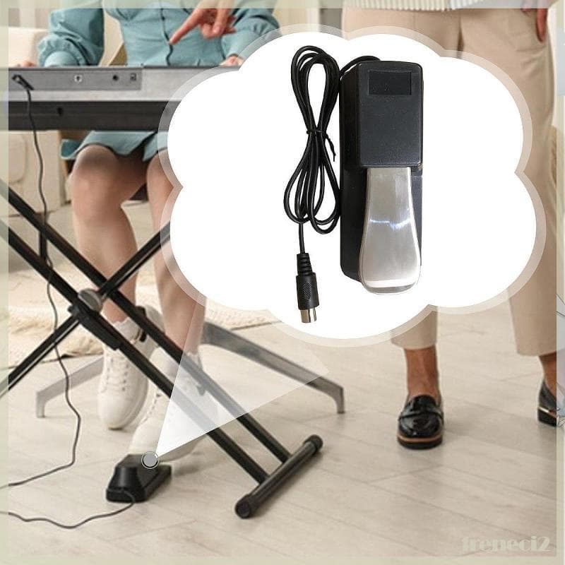 [Freneci2] Pedal De Sustentação De Instrumento Musical Metal Resistente Para Teclado Eletrônico De Piano Digital