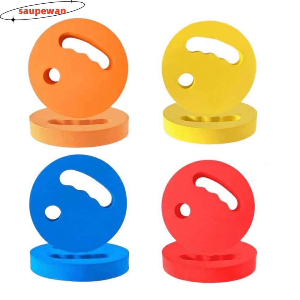 Discos De Pesos De Água SAUPEWAN , Equipamento De Exercício Aquático Durável De Espuma De Resistência , Formato De Disco