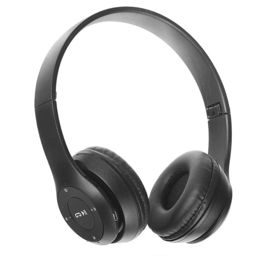 Fone de Ouvido Bluetooth: Sem Fio, Rádio FM, Entrada SD e Microfone – Som Hi-Fi Envio Aleatorio