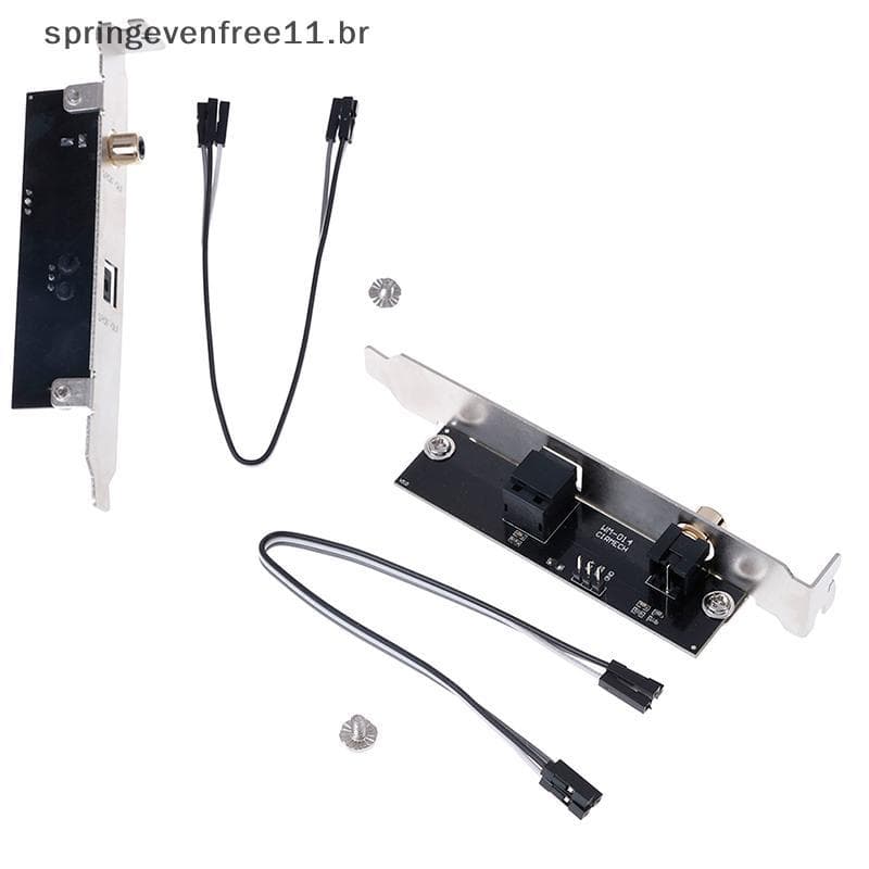 Mola SPDIF Óptica E Cabo De Placa De Saída RCA braet Para-Mãe msi gigabyte BR