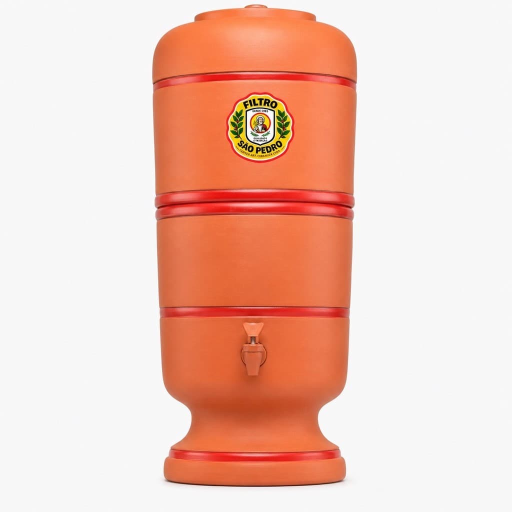 Filtro de Barro São Pedro 12 Litros + Vela + Boia | Filtro de Água