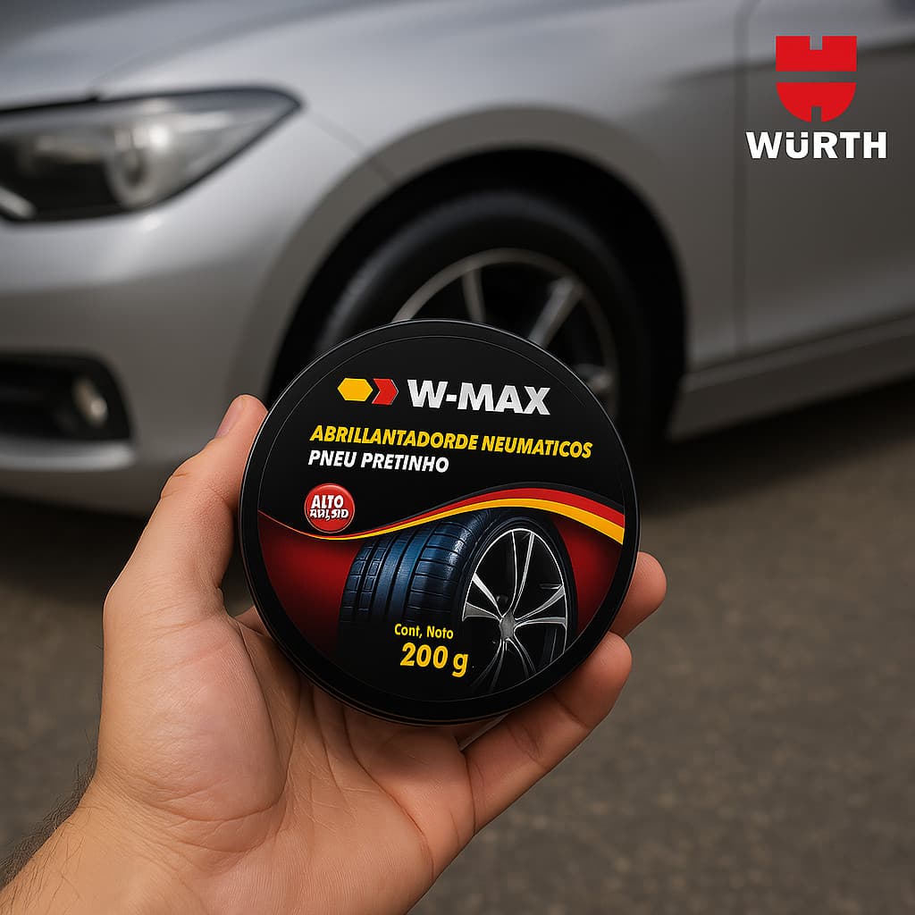 Pneu Pretinho W-max Wurth 200g