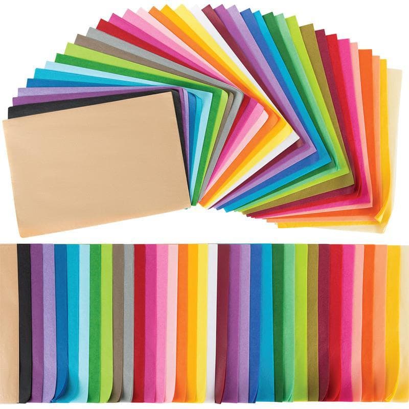 Papel De Seda Colorido Para Sacos De Presente Embrulho De Natal
