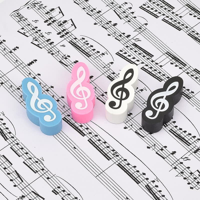 Taiwan música papelaria agudos pontuação Mini borracha estudantes da escola primária recompensa bonito nota borracha not