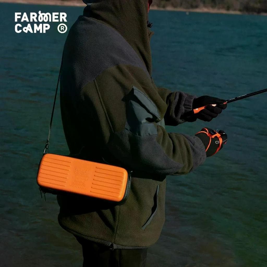 Novo acampamento agricultor Yinchuan saco de pesca pequeno objeto equipamento de pesca isca com vara de pesca bolsa de a