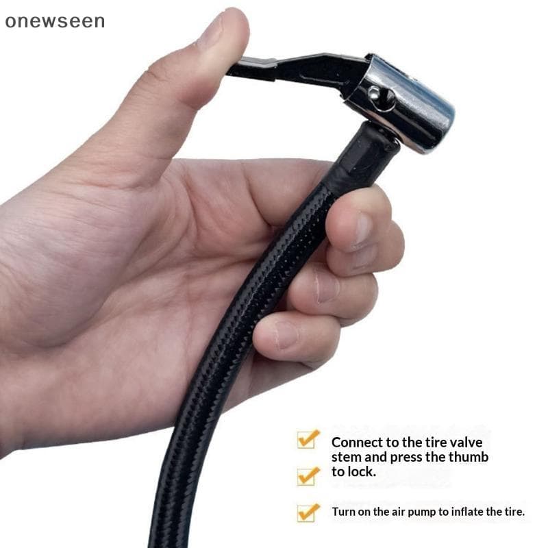 Mangueira Para Inflar Pneus De Carro , Adaptador De Tubo De Extensão De 1m , Flexível , Adequado Moto , Solução Portátil