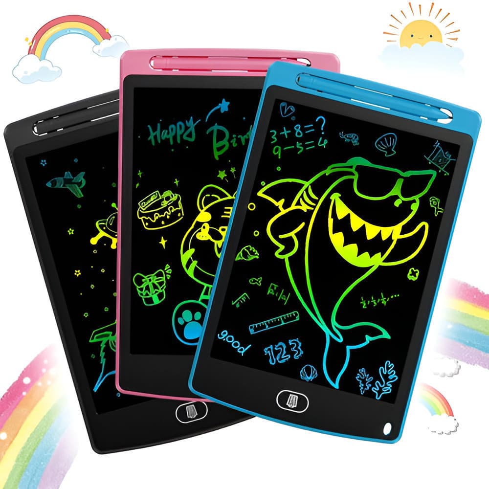 Lousa Magica Digital LCD Colorida para Criancas Desenhar Anotacoes Recado