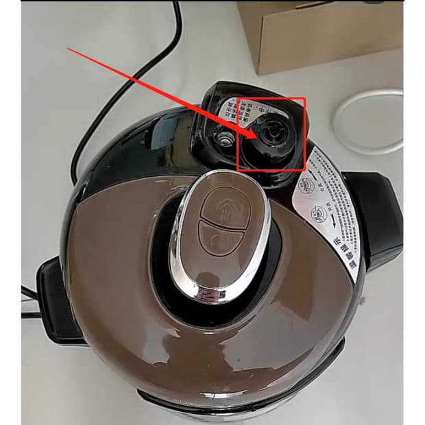 Válvula de alívio de pressão da panela de pressão de ar Ouning YBW20-60Q Panela de pressão elétrica Válvula de alívio de