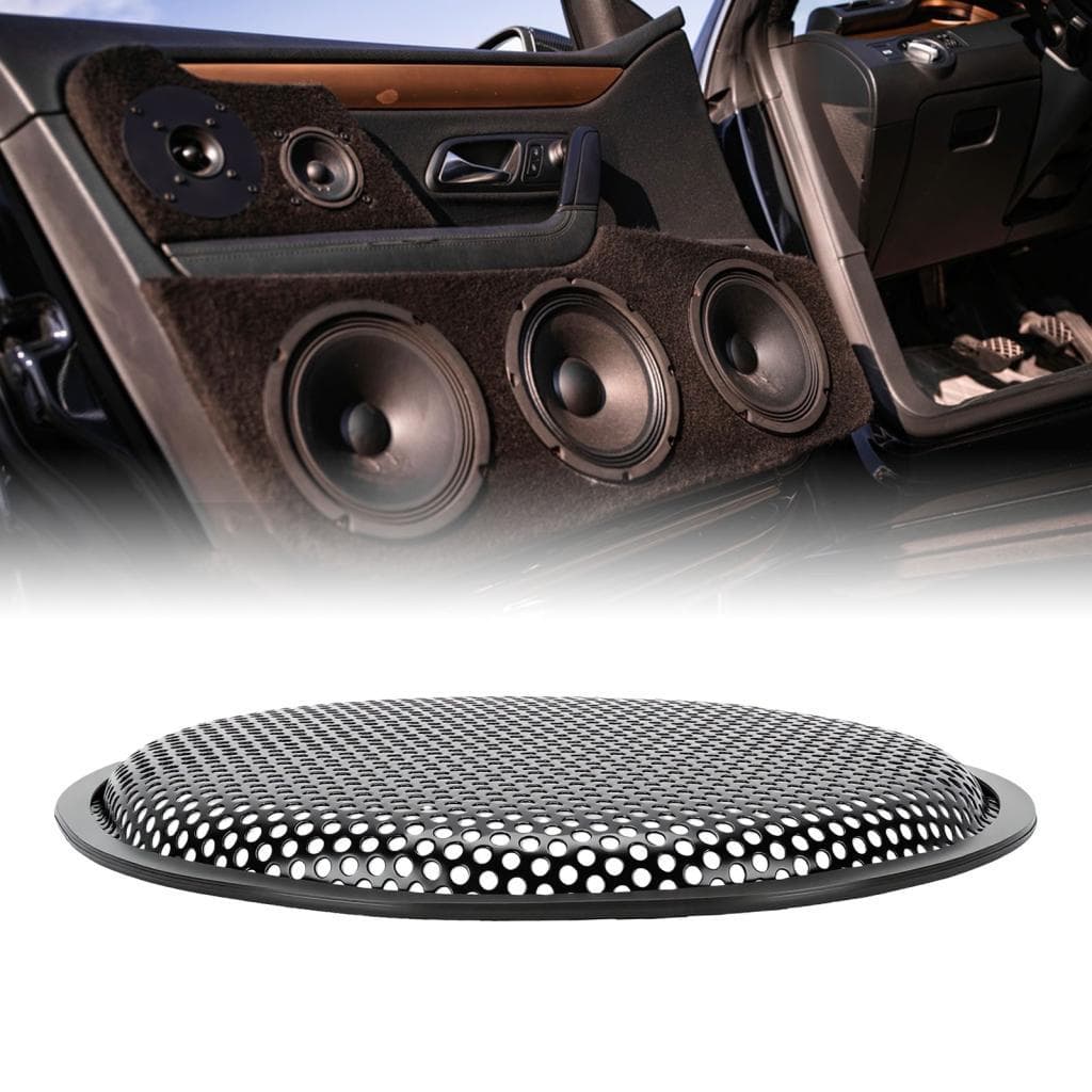 Fingerstyle-BR 10 Polegada malha de metal alto-falante grelhas capa universal carro grade protetora guarda