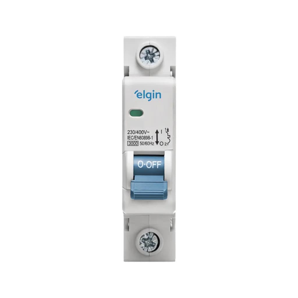 Mini Disjuntor Elgin DEP3-1C16 Unipolar 1P 16A