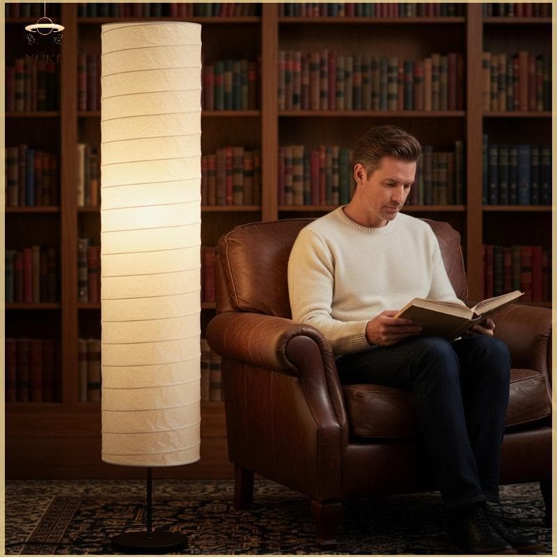 YUKE Abajur De Chão Design Clássico Capa Protetora 94cm 37 Polegada Para Sala Estar Quarto Decoração Casa BR