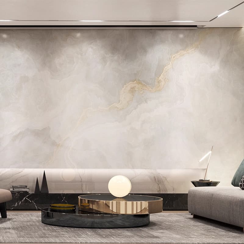 Imitação de mármore papel de parede simples e moderno filme papel de parede Nordic TV fundo luz luxo Mural