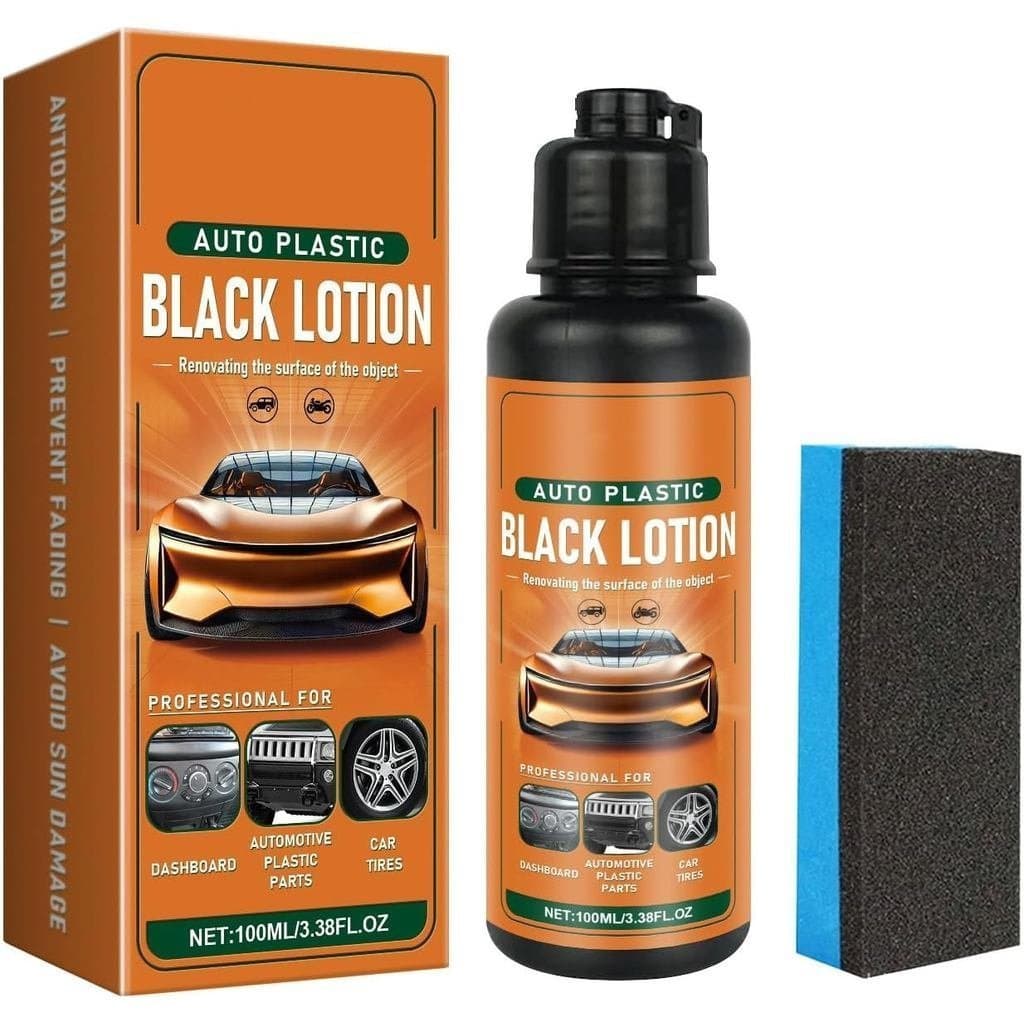 Kit Restaurador de Plásticos Automotivos, Cuidado para Plásticos do Interior do Carro, Loção para Plásticos Automotivos,
