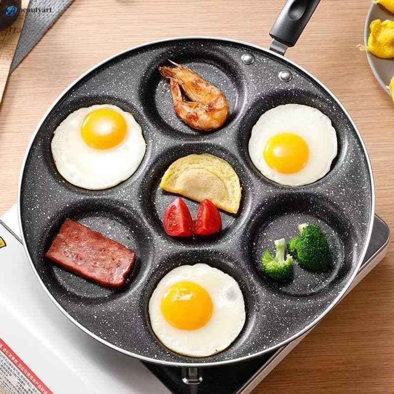 Frigideira Antiaderente 3-7 Para Ovos E Panquecas-Cozinha Estável Café Da Manhã