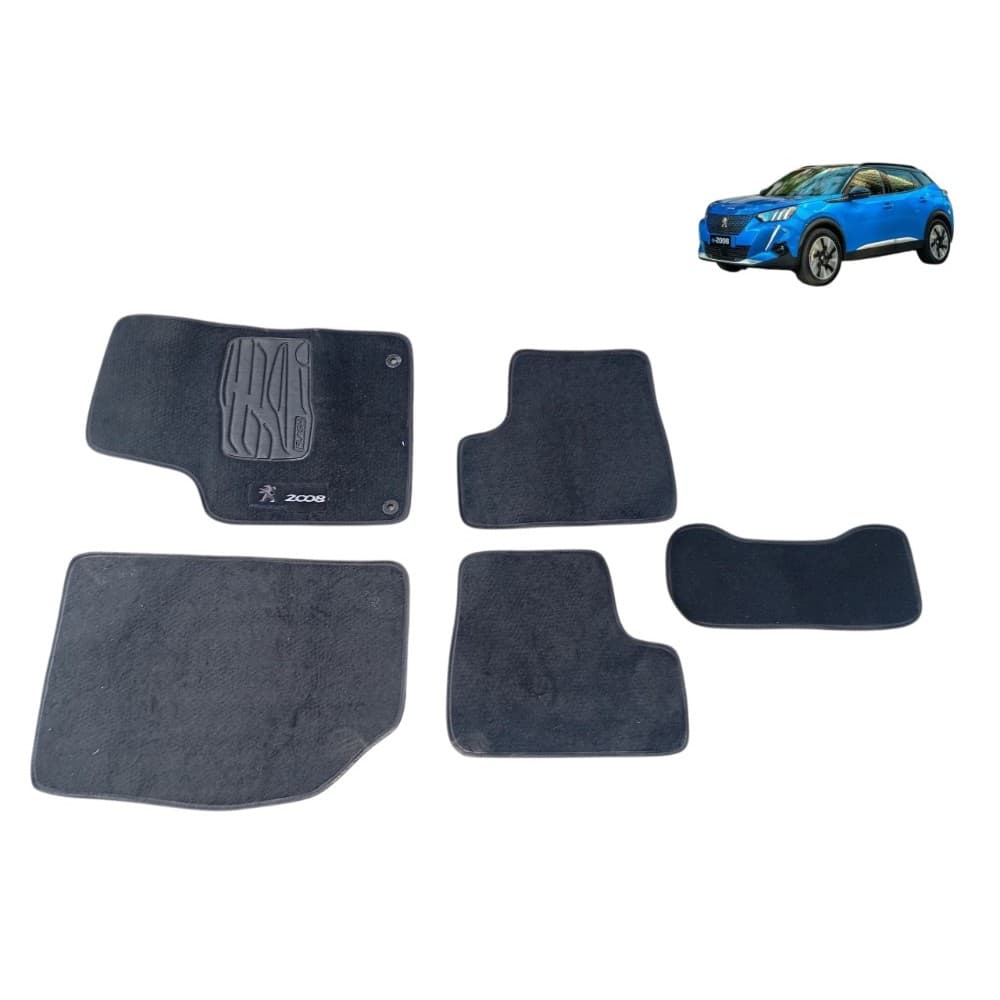 Jogo Tapete Carpete Peugeot 2008 Elétrico 2023 2024 2025