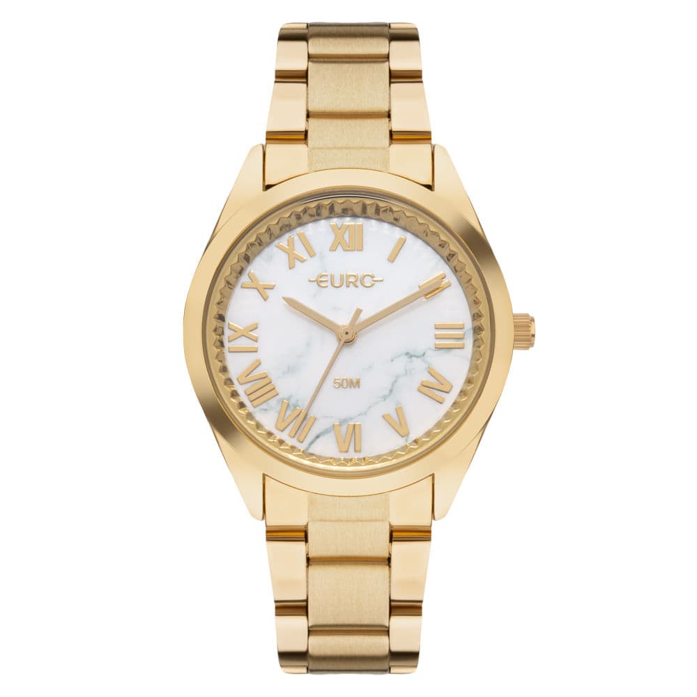 Relógio Euro Feminino Glitz Dourado - EU2035ZAR/4B