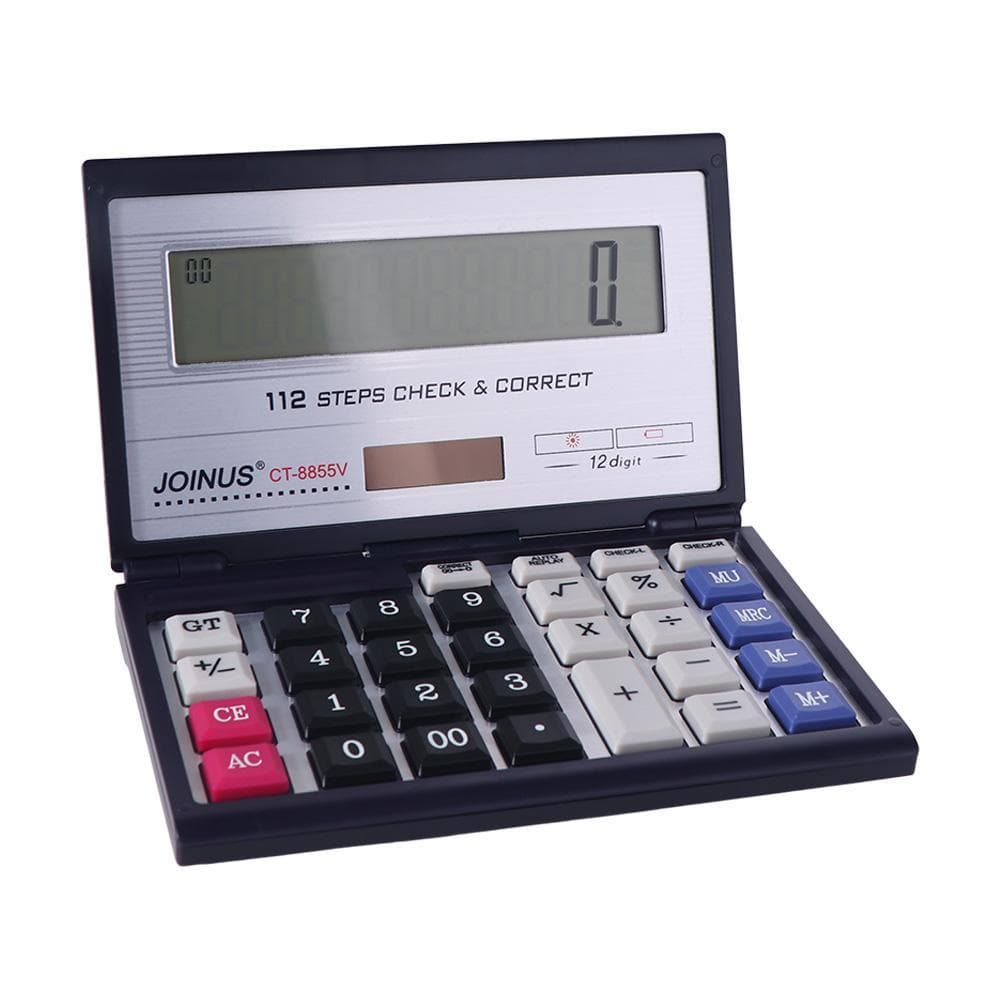 Calculadora Dobrável , Solar De 12 Dígitos De Escritório Financeiro De Tela Grande