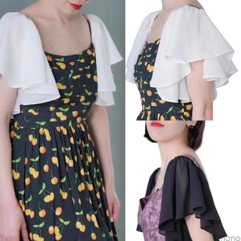 Amon Elegante Capa Braço Mangas Fecho Elástico Decorativo Armwear Para Vestido Menina Várias Oc