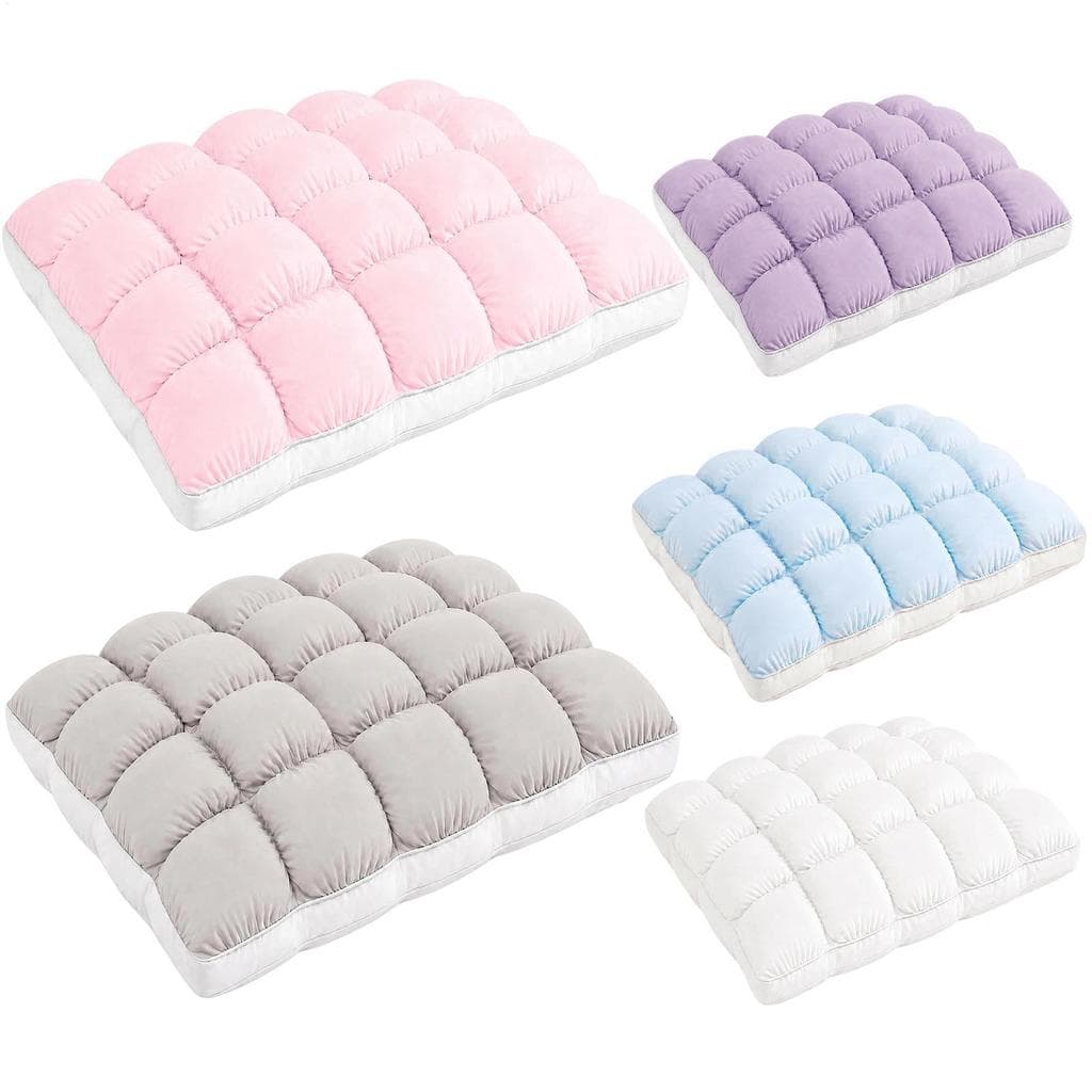 Travesseiro De Marshmallow Refrescante , Grade De Nuvem , Respirável Para Noite , Sono , Tarde , Relógio , TV , Quarto ,