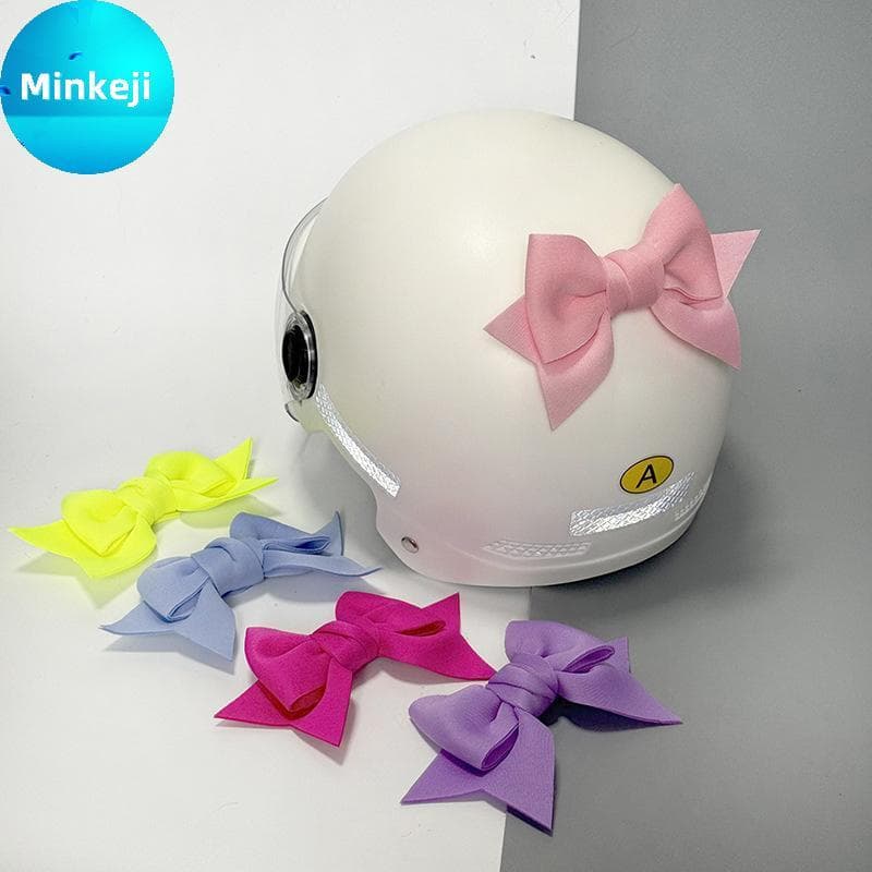 Milleji Capacete Arco Decoração Personalizado Capacetes De Patinação Acessórios Elegante Bowknot Para Motocicleta Moto D
