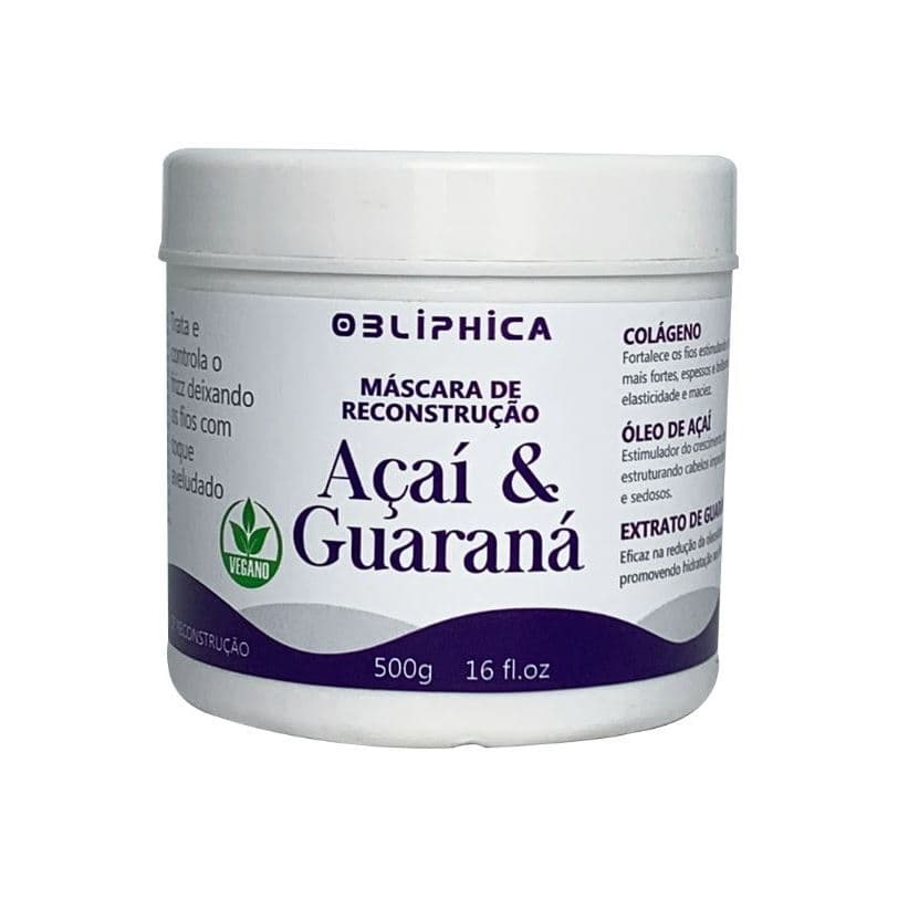 Máscara de Reconstrução Obliphica Açai e Guaraná 500g