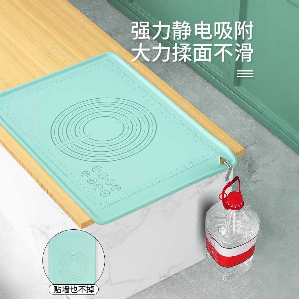 Engrossado 7050 Silicone amassar esteira cozinha cozimento crianças Placemat forte adsorção eletrostática antiderrapante